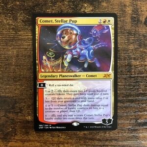 Magic the Gathering MTG Unfinity Comet, Stellar Pup NM